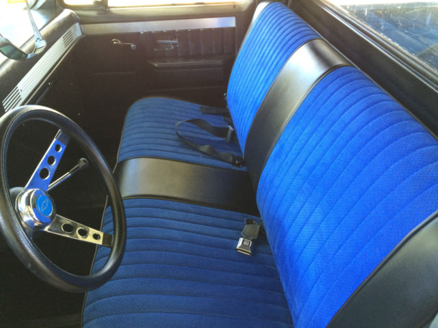 1983 SPECTER BLUE METALLIC Chevrolet C-10 Standard Cab Pickup