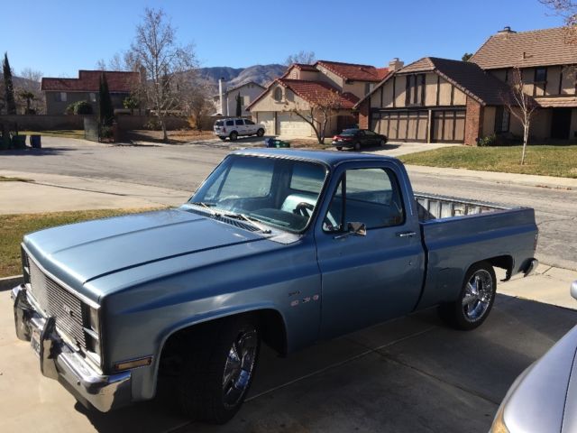 1983 Blue Chevrolet C-10 SHORTBED PICKUP