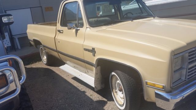 1983 Yellow Chevrolet C-10 Standard Cab Pickup