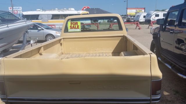 1983 Yellow Chevrolet C-10 Standard Cab Pickup