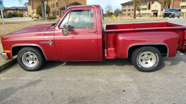 1983 Burgundy Chevrolet C-10 Standard Cab Pickup