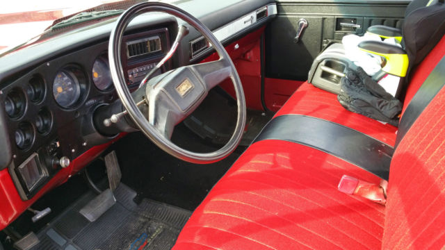 1983 Burgundy Chevrolet C-10 Standard Cab Pickup