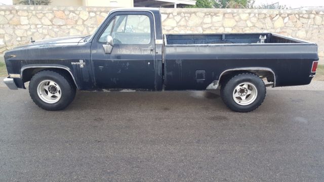 1983 Black Chevrolet C-10 Cab & Chassis