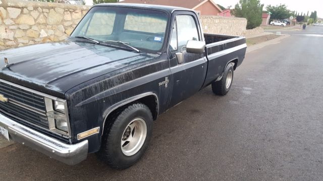 1983 Black Chevrolet C-10 Cab & Chassis