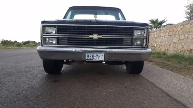 1983 Black Chevrolet C-10 Cab & Chassis
