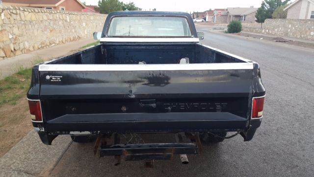 1983 Black Chevrolet C-10 Cab & Chassis