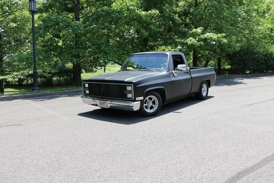 1983 Black Chevrolet C10 Pickup