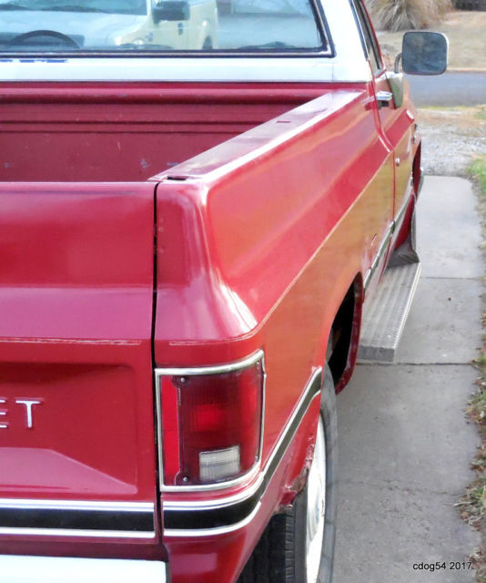 1983 Carmine Red w. White top Chevrolet C20 Pickup Standard Cab Pickup