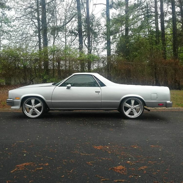 1983 Silver Chevrolet El Camino Coupe