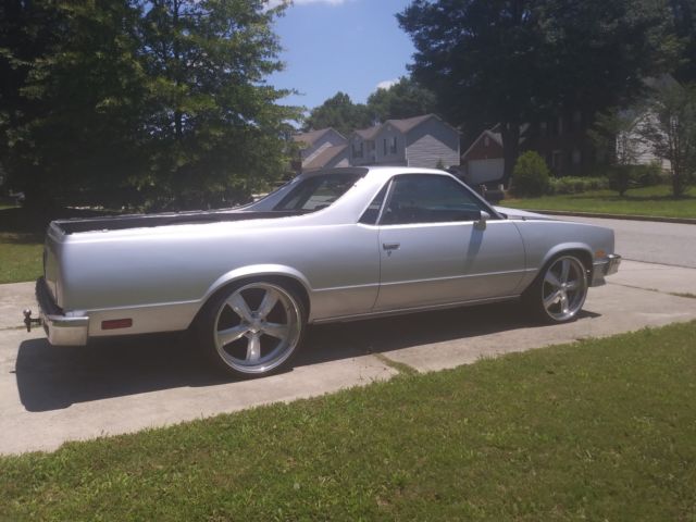 1983 Silver Chevrolet El Camino Coupe