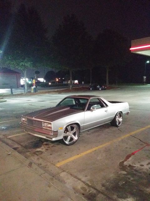 1983 Silver Chevrolet El Camino Coupe
