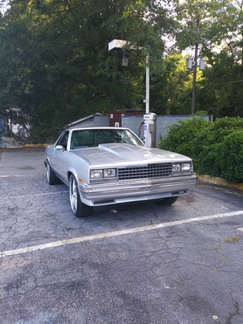 1983 Silver Chevrolet El Camino Coupe