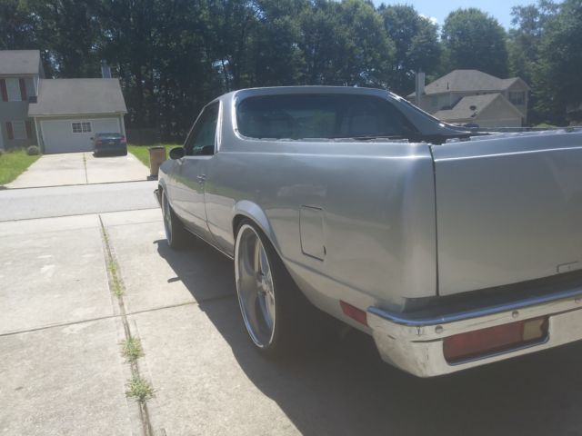 1983 Silver Chevrolet El Camino Coupe