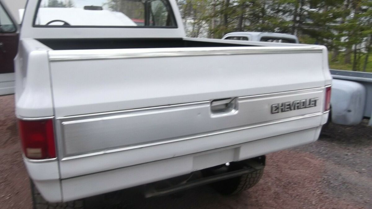 1983 White Chevrolet Silverado 2500 Standard Cab Pickup