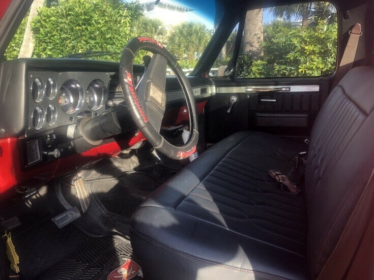1983 Red Chevrolet K10 Pickup Truck