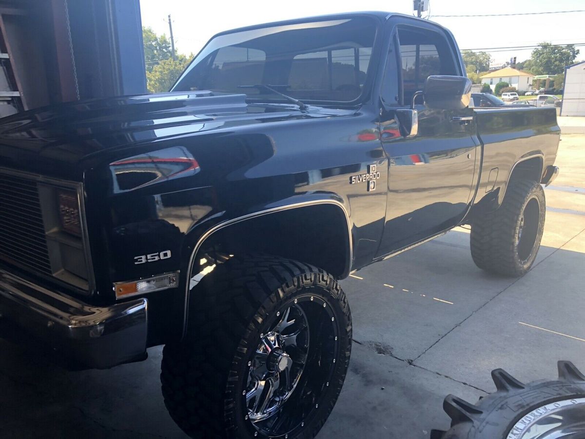 1983 Black Chevrolet K10 Pickup