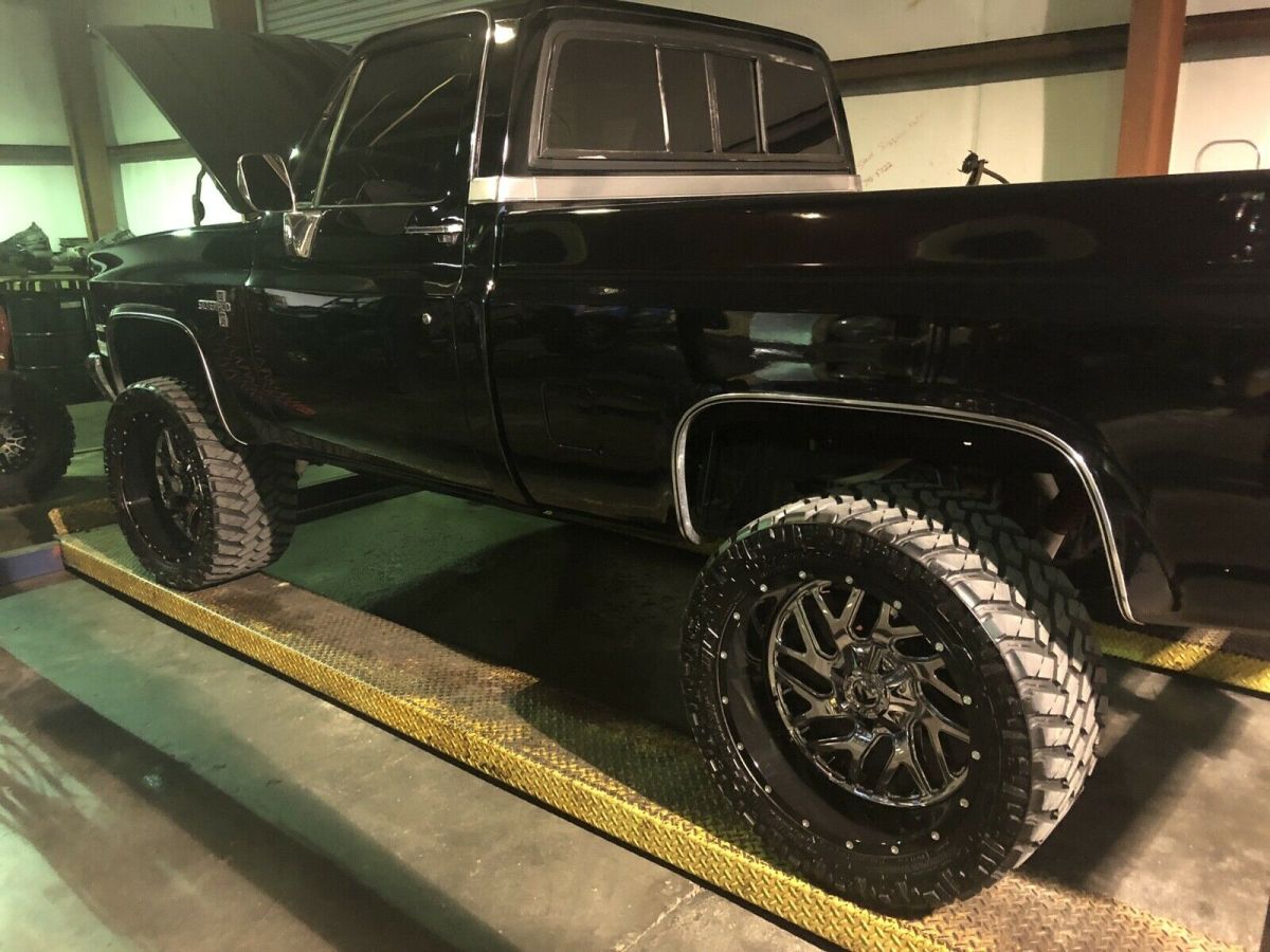 1983 Black Chevrolet K10 Pickup