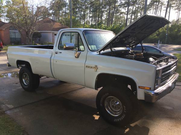 1983 White Chevrolet C/K Pickup 1500 Standard Cab Pickup