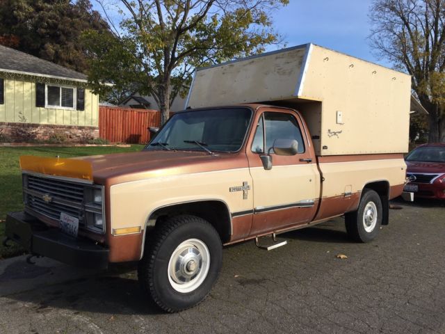 1983 Brown Chevrolet C/K Pickup 2500 Crew Cab Pickup
