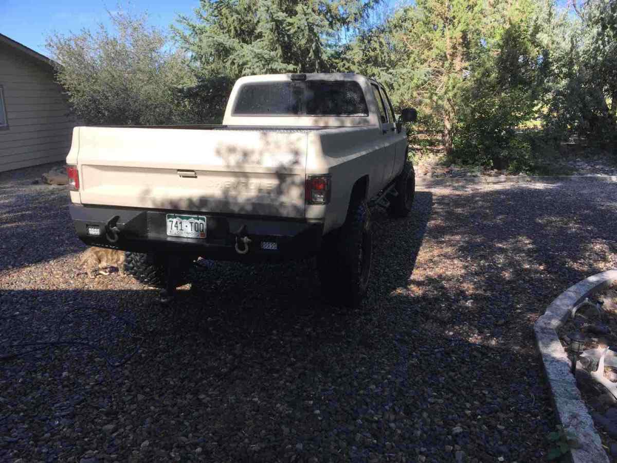 1983 Brown Chevrolet K30 Pickup