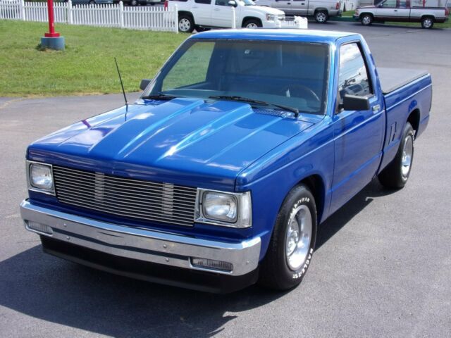 1983 Blue Chevrolet S-10 Standard Cab Pickup