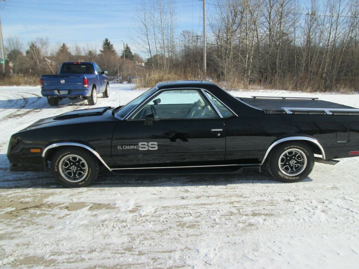 1983 Black Chevrolet El Camino
