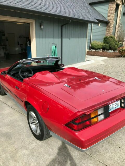 1983 Red Chevrolet Camaro Convertible
