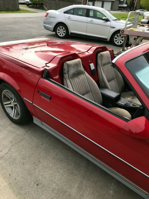 1983 Red Chevrolet Camaro Convertible