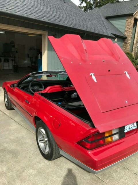 1983 Red Chevrolet Camaro Convertible