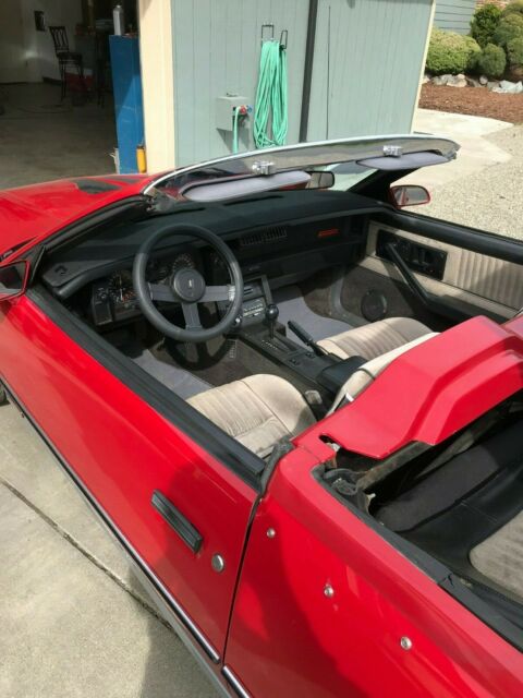 1983 Red Chevrolet Camaro Convertible