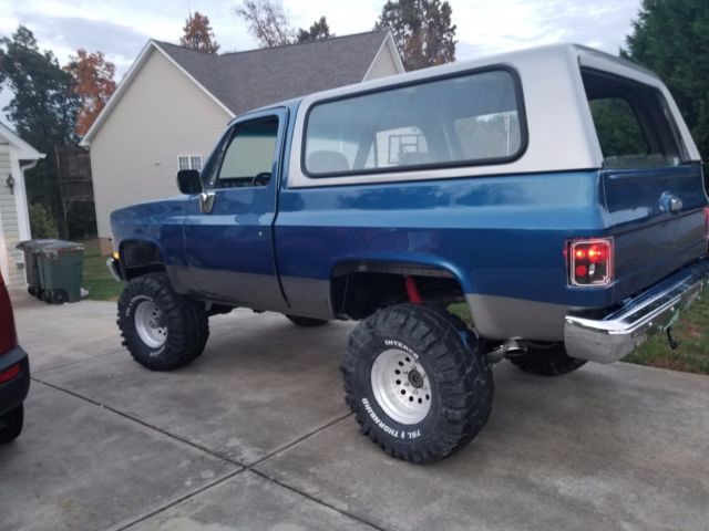 1983 Blue Chevrolet Blazer SUV