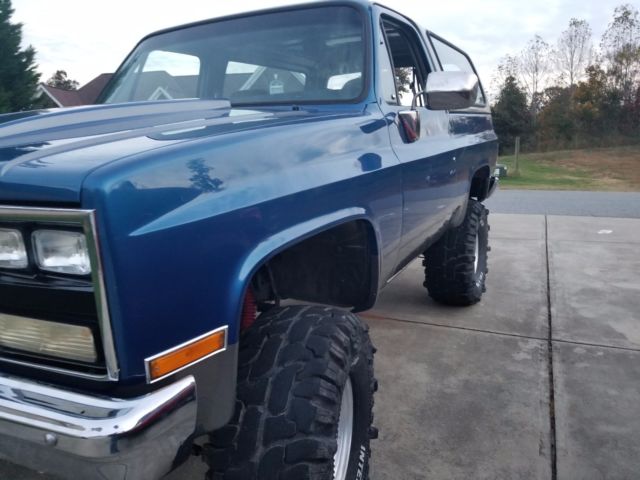 1983 Blue Chevrolet Blazer SUV