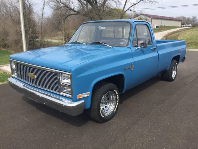 1983 Blue Chevrolet C-10 Standard Cab Pickup