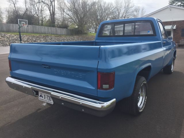 1983 Blue Chevrolet C-10 Standard Cab Pickup