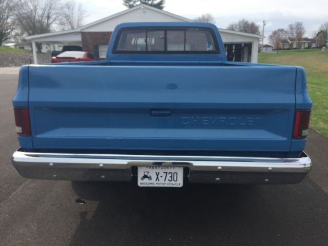 1983 Blue Chevrolet C-10 Standard Cab Pickup