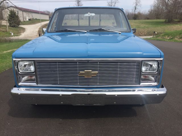 1983 Blue Chevrolet C-10 Standard Cab Pickup