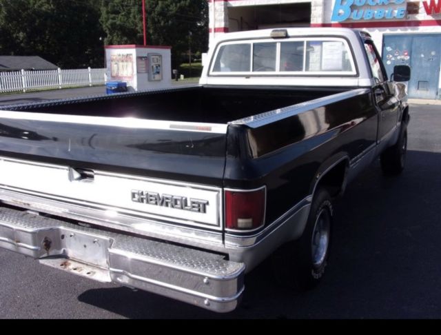 1983 Black Chevrolet C-10 Standard Cab Pickup