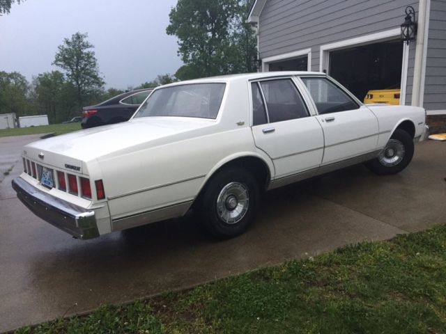 1983 Matallic ligjt brown Chevrolet Capriceold Sedan