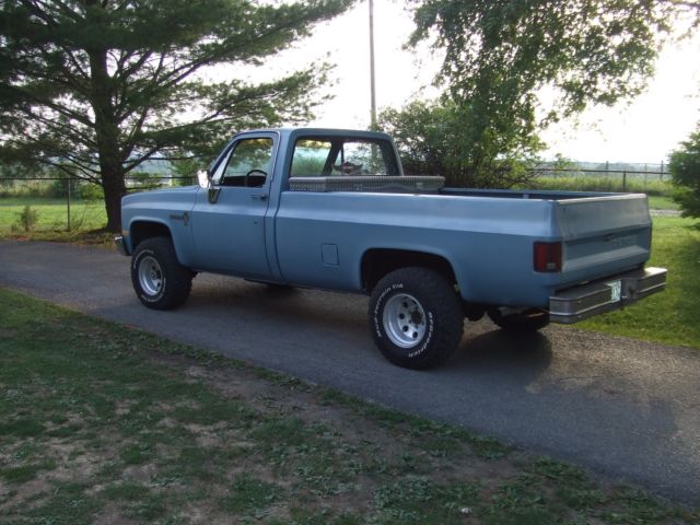 1983 blue Chevrolet Other Pickups Standard Cab Pickup
