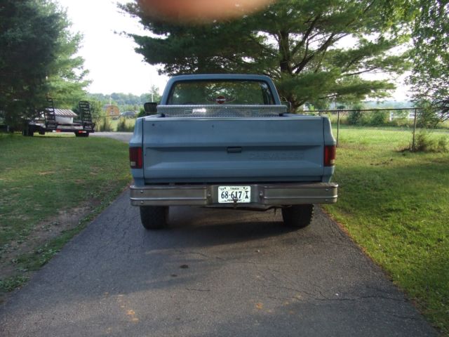 1983 blue Chevrolet Other Pickups Standard Cab Pickup