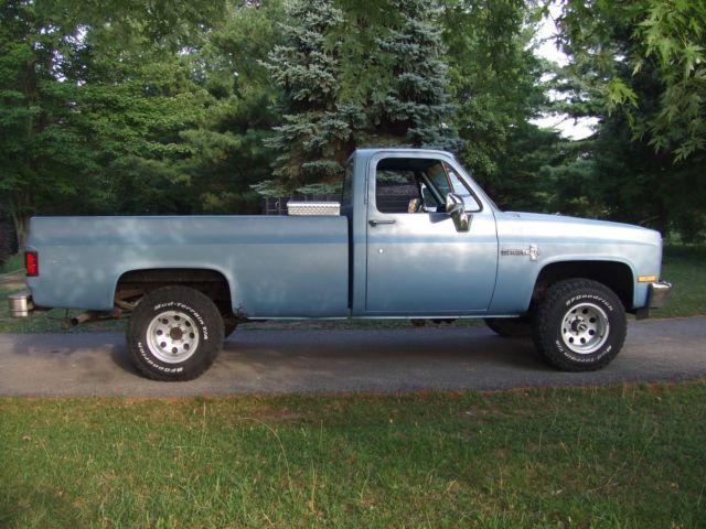 1983 blue Chevrolet Other Pickups Standard Cab Pickup