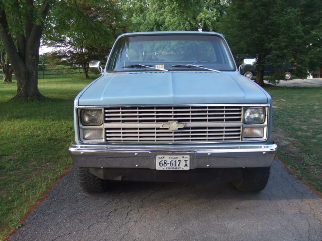 1983 blue Chevrolet Other Pickups Standard Cab Pickup