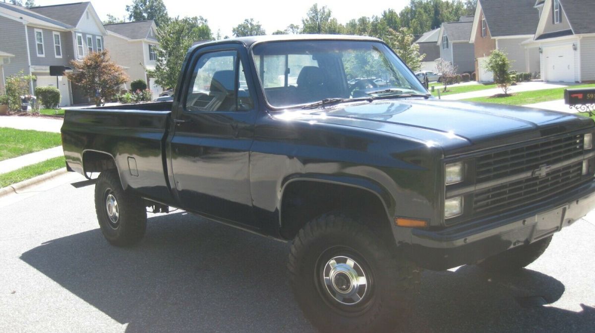 1983 Black Chevrolet C/K Pickup 2500 Standard Cab Pickup