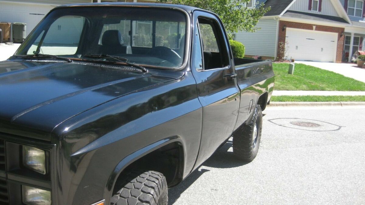 1983 Black Chevrolet C/K Pickup 2500 Standard Cab Pickup