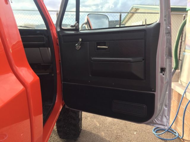 1983 Competition orange and factory silver Chevrolet Other Pickups Standard cab 8 ft bed