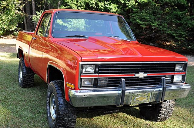 1983 Red Chevrolet C/K Pickup 1500 Standard Cab Pickup