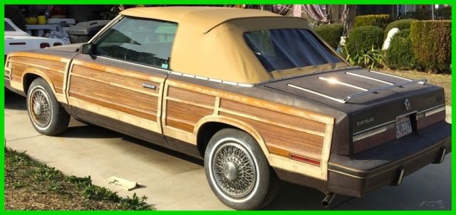 1983 Brown Chrysler LeBaron