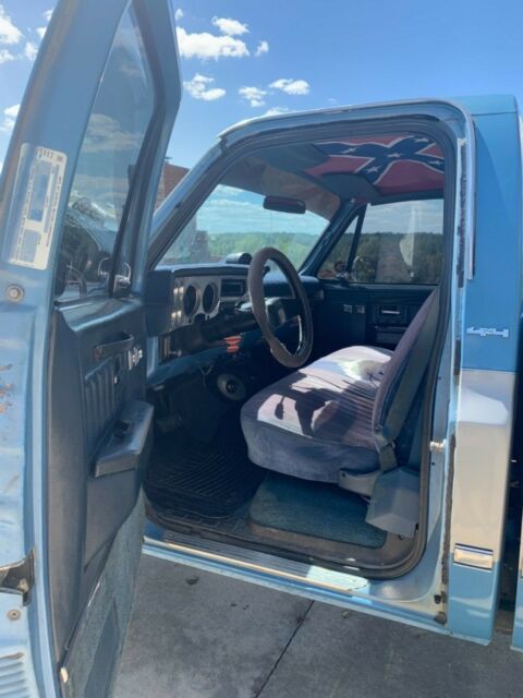 1983 Blue Chevrolet C/K Pickup 1500 Standard Cab Pickup