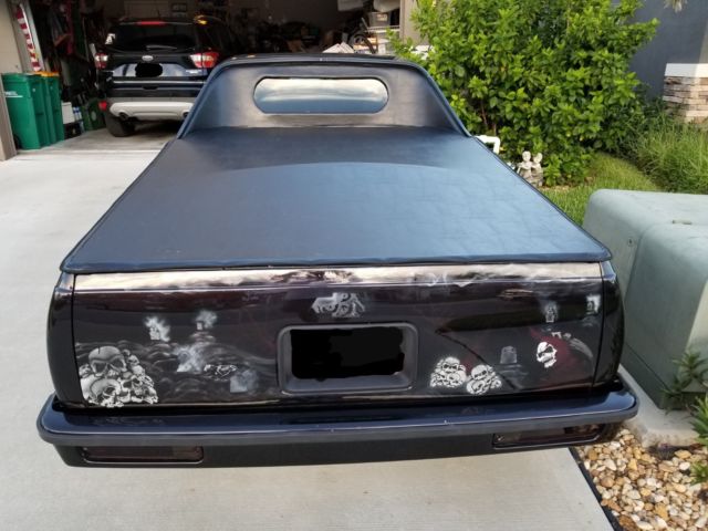 1983 BLACK CHERRY Chevrolet El Camino Standard Cab Pickup