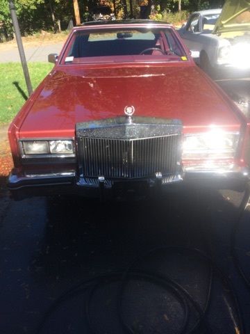 1983 Red Cadillac Eldorado Coupe